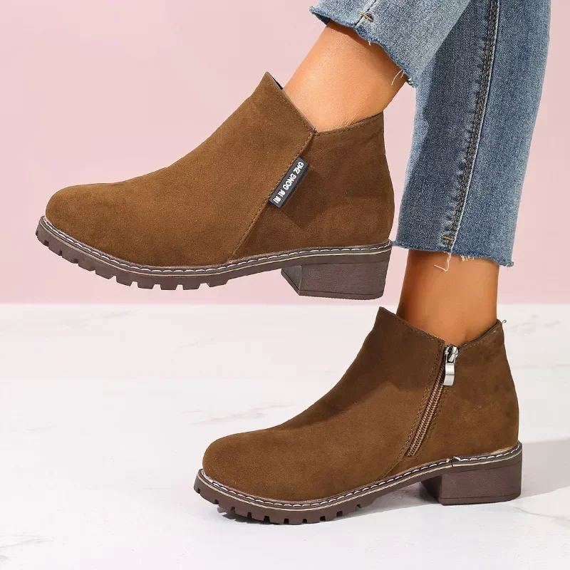 Women Formal Wear Shoes - Women Autumn Winter Ankle Boots Side