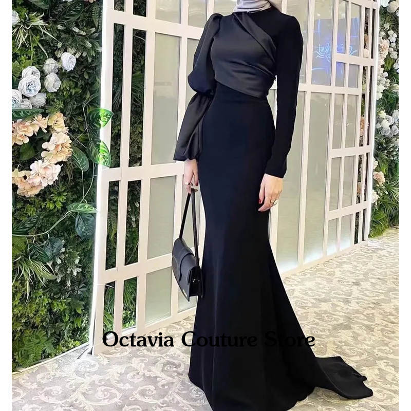 Women Formal Wear Dubai - Saudi Arabia Women Wear Black Mermaid