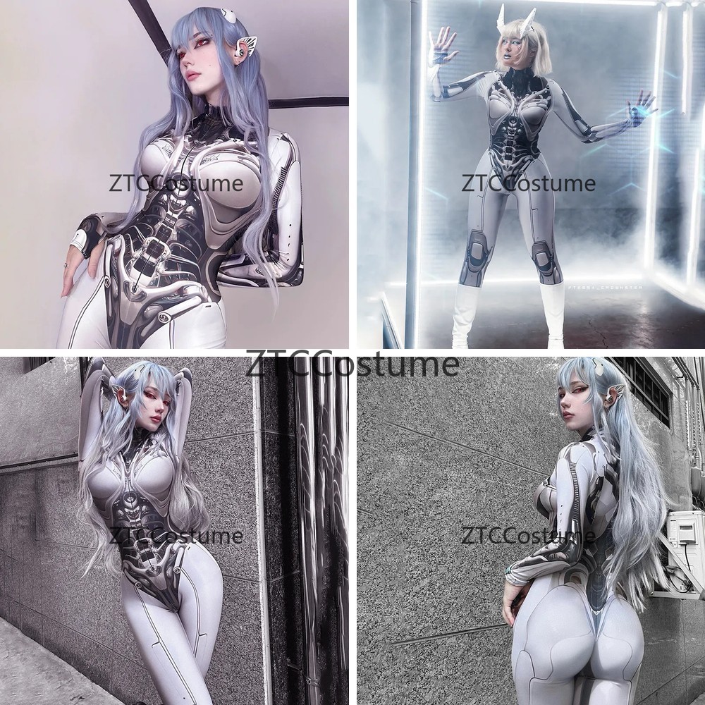 Women'S Formal Wear Jumpsuit - 3D Printed Cosplay Bodysuit Y2k Techwear