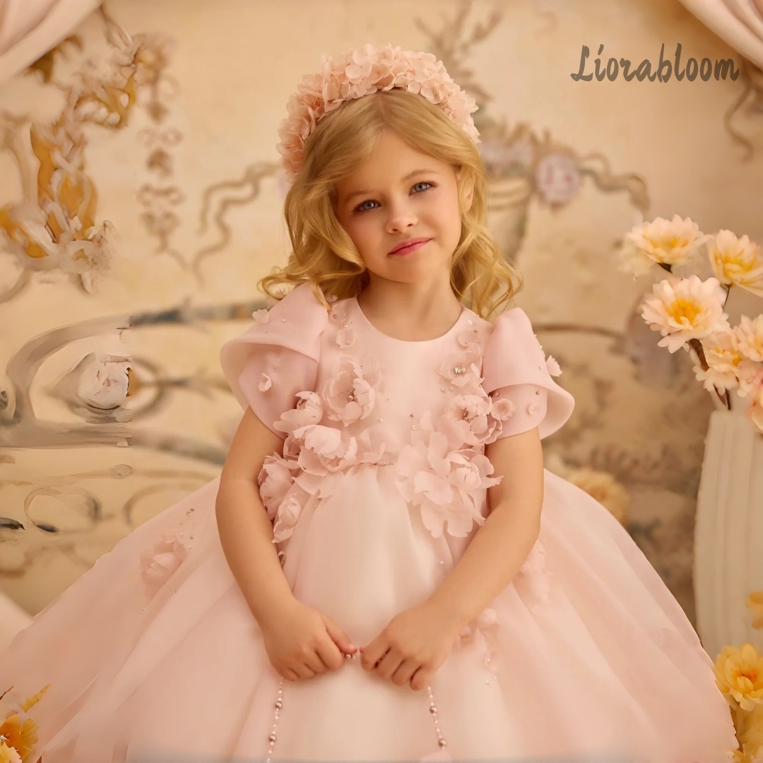 Women'S Formal Wear Wedding - Customized Girls' Formal Wear Full-Skirted Princess