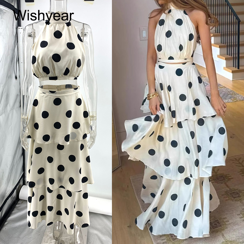 Wishyear Polka Dot Printed 2-P - đánh giá và giá Women Formal Wear For Office