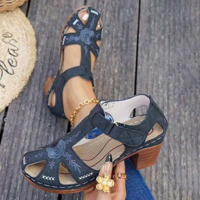 Women's Sandals Mid Block Heel - đánh giá và giá Formal Women Daily Wear Sandals