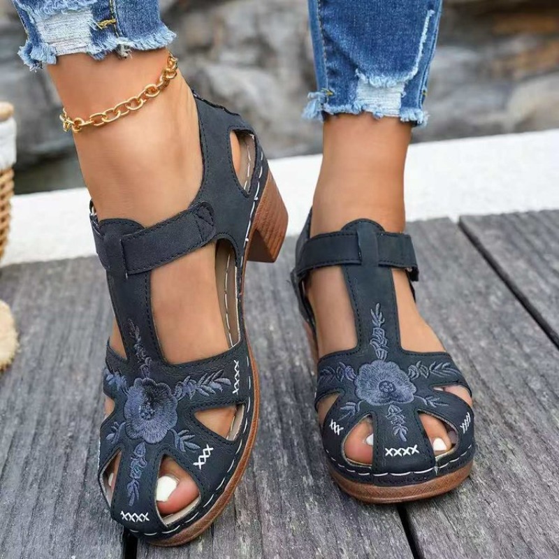 Women's Sandals Mid Block Heel - đánh giá và giá Formal Women Daily Wear Sandals