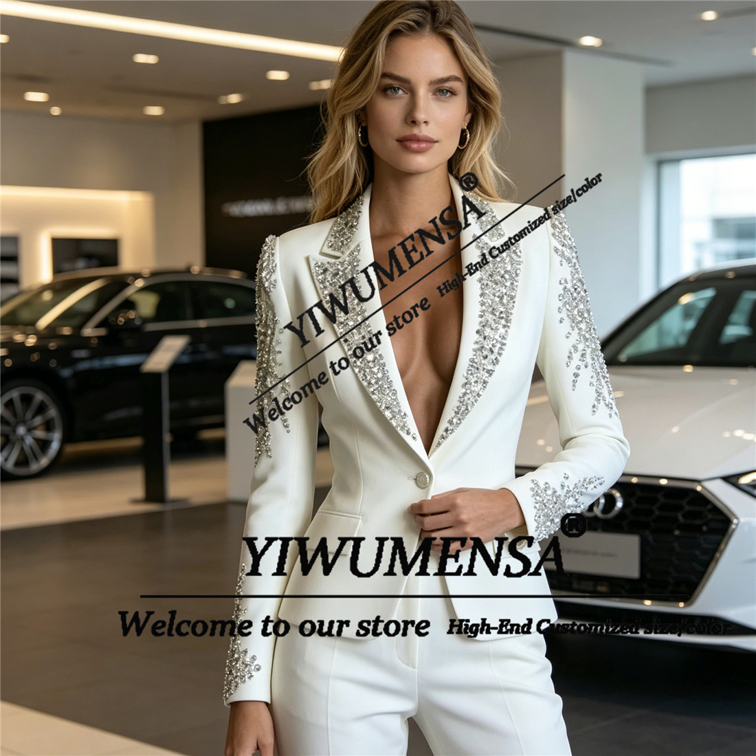 Luxury Women Suits 2 Pieces Se - đánh giá và giá Women'S Formal Wear With Pants