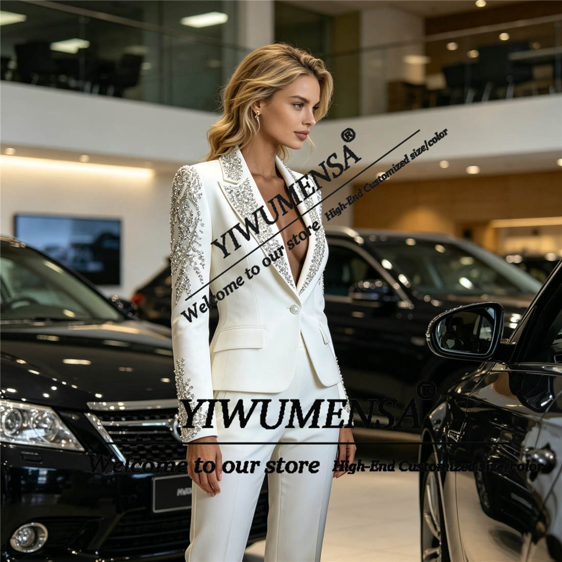 Luxury Women Suits 2 Pieces Se - đánh giá và giá Women'S Formal Wear With Pants