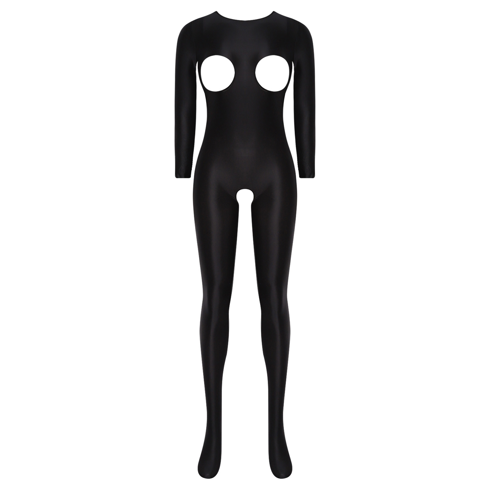 Women Glossy Stretchy Open Cro - đánh giá và giá Women'S Formal Wear Jumpsuit