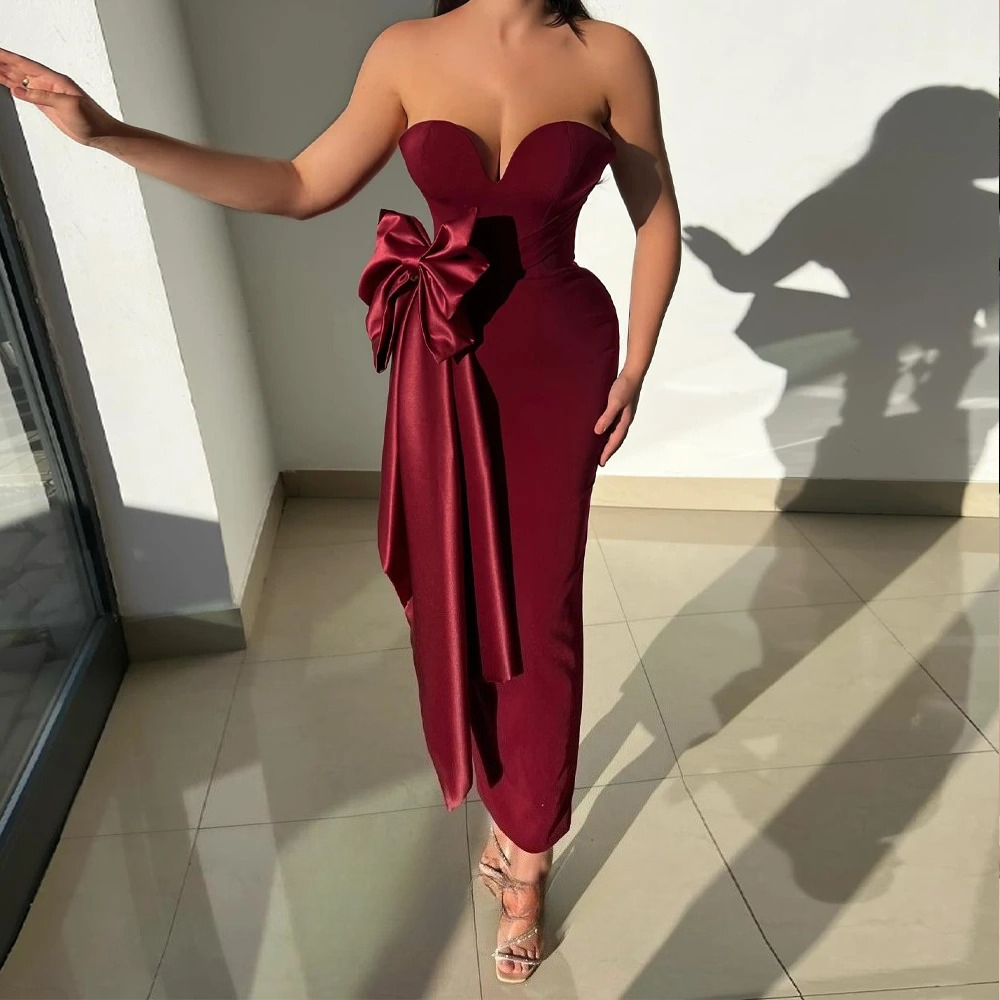 Fancy Bowknot Prom Dress Strap - đánh giá và giá Women Formal Wear Dubai