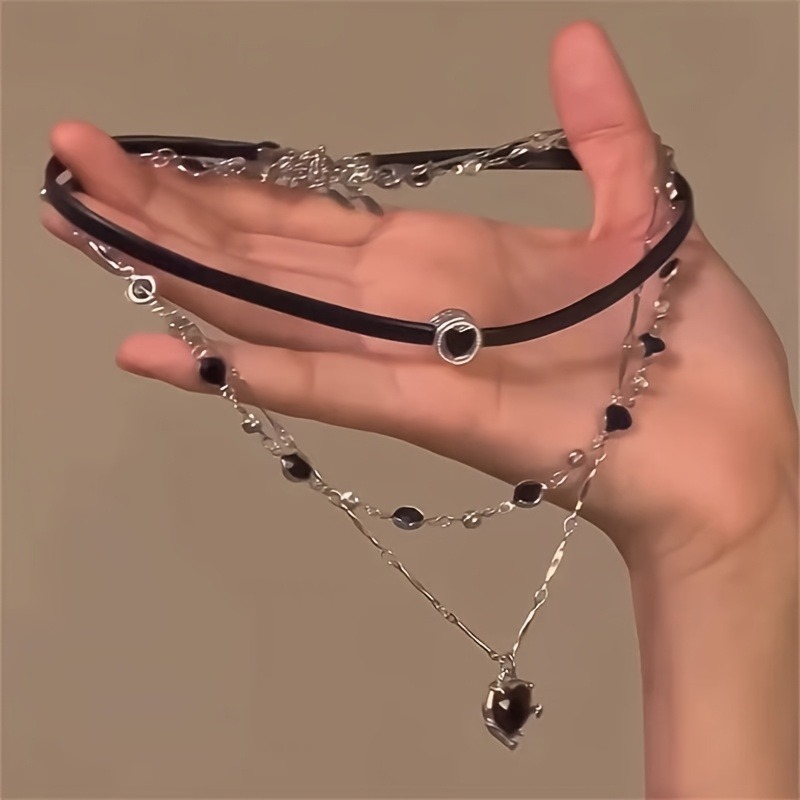 Gothic Layered Heart-shaped Ne - đánh giá và giá Formal Wear Jewelry For Women
