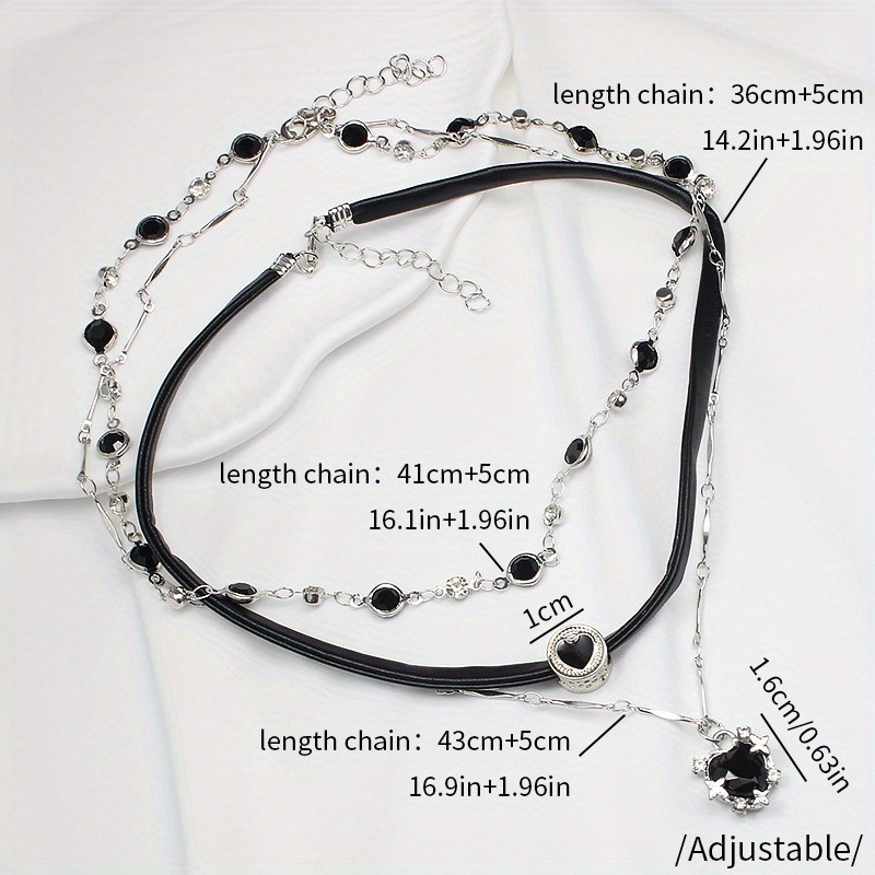 Gothic Layered Heart-shaped Ne - đánh giá và giá Formal Wear Jewelry For Women