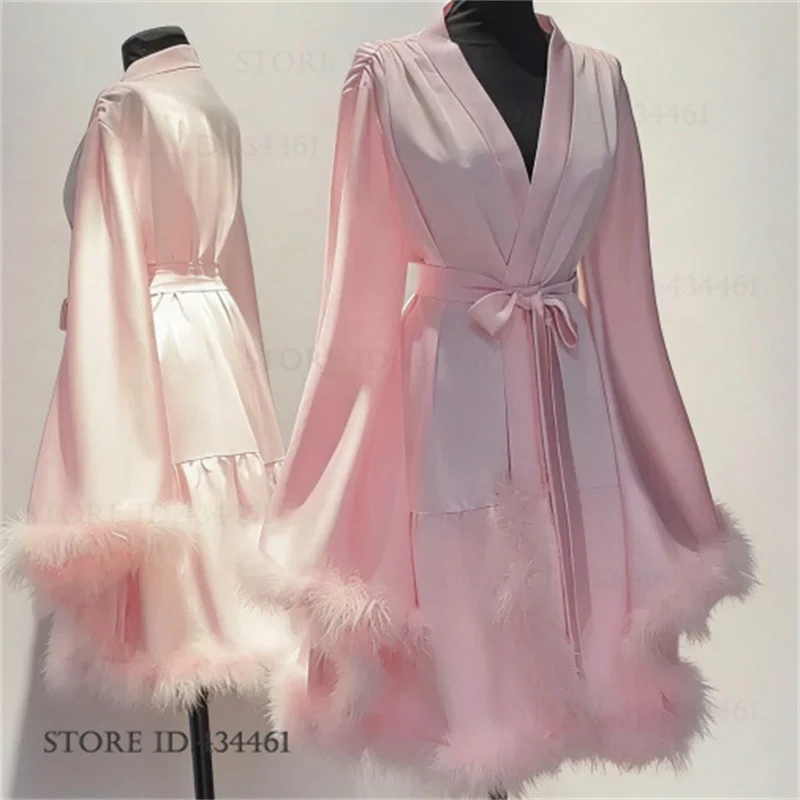 Luxury Big Sleeve Hairy Cuffs  - đánh giá và giá Women'S Formal Wear Wedding