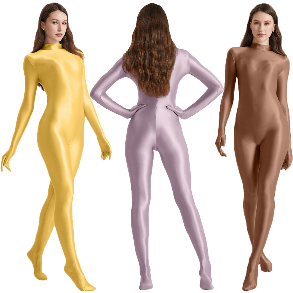 Women Oil Stretch High Neck Bo - đánh giá và giá Women'S Formal Wear Jumpsuit
