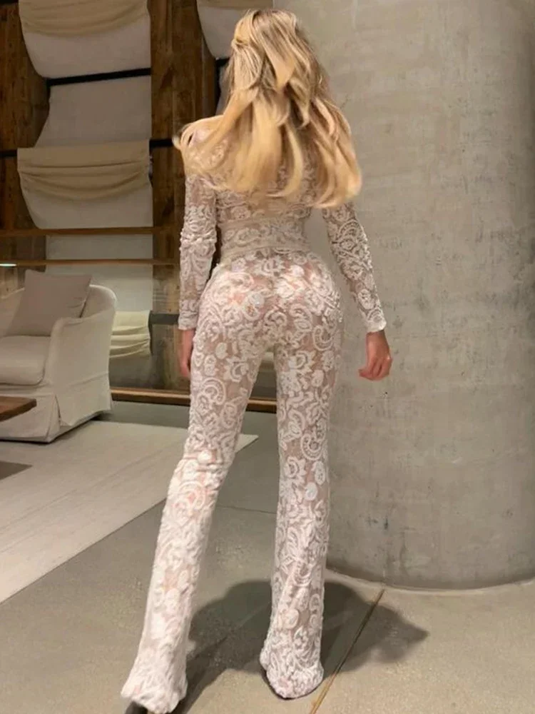 Fashion Lace Sequin Jumpsuit F - đánh giá và giá Women'S Formal Wear Jumpsuit