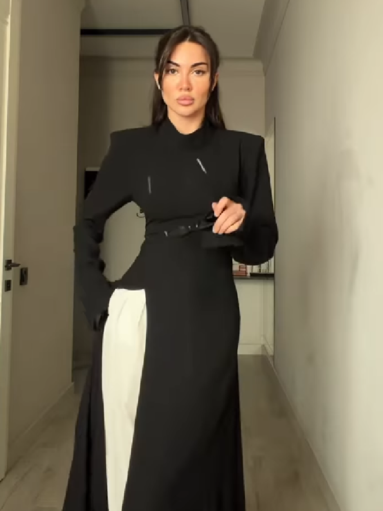 Women's Elegant High Neck Long - đánh giá và giá Women'S Office Formal Wear For Ladies