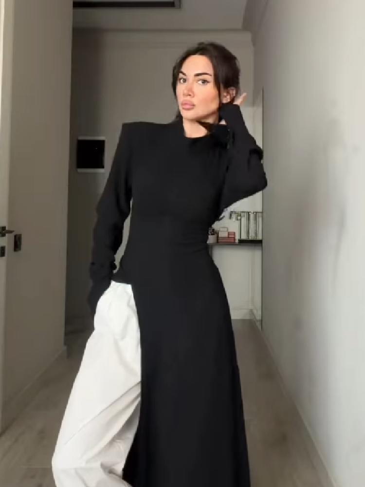 Women's Elegant High Neck Long - đánh giá và giá Women'S Office Formal Wear For Ladies