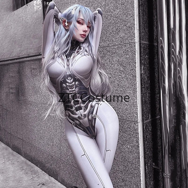 3D Printed Cosplay Bodysuit Y2 - đánh giá và giá Women'S Formal Wear Jumpsuit