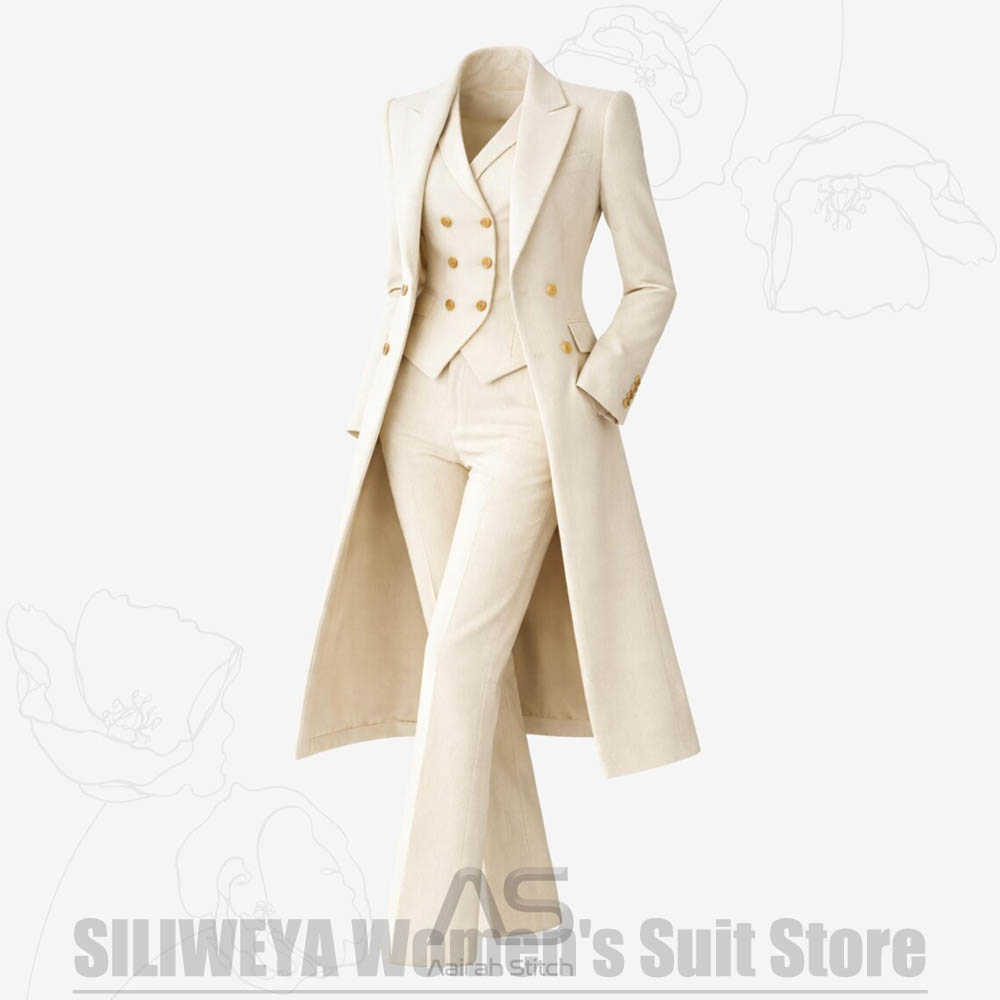 Women's Suit 3 Piece Double Br - đánh giá và giá Women'S Office Formal Wear For Ladies