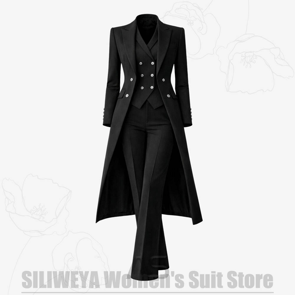 Women's Suit 3 Piece Double Br - đánh giá và giá Women'S Office Formal Wear For Ladies