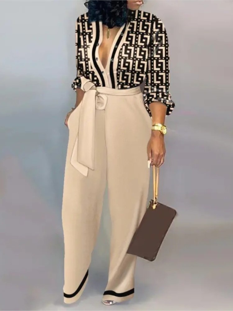 Women Fashion Letter Print Lon - đánh giá và giá Women'S Formal Wear Jumpsuit