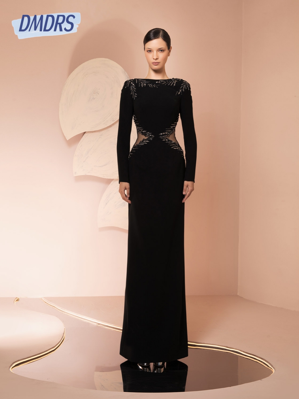 Black Cut Out Evening Dress Cl - đánh giá và giá Women Formal Wear Dubai