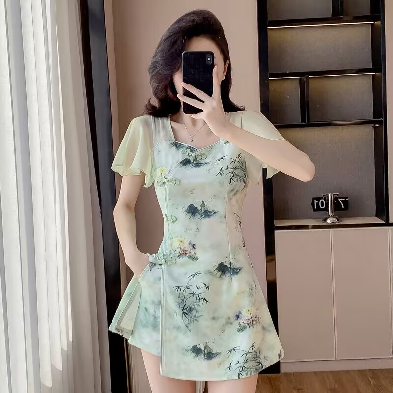 Summer Chinese Style Sweet Che - đánh giá và giá Women Formal Wear For Office