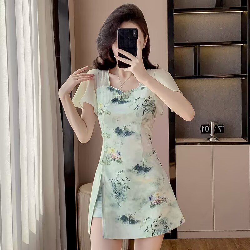 Summer Chinese Style Sweet Che - đánh giá và giá Women Formal Wear For Office