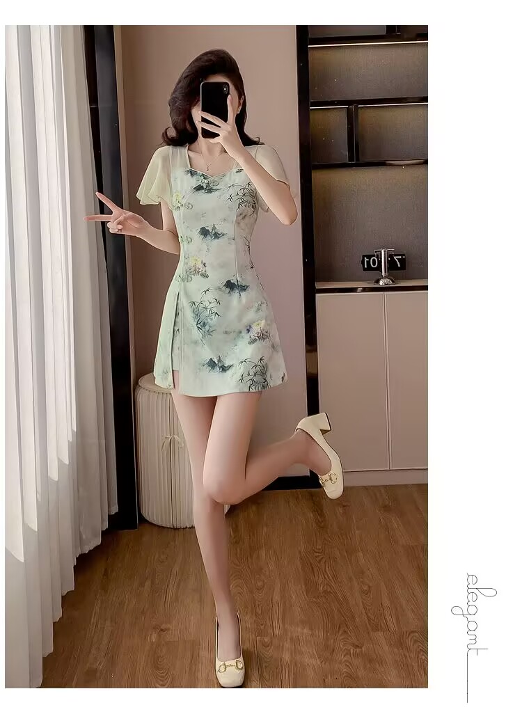 Summer Chinese Style Sweet Che - đánh giá và giá Women Formal Wear For Office