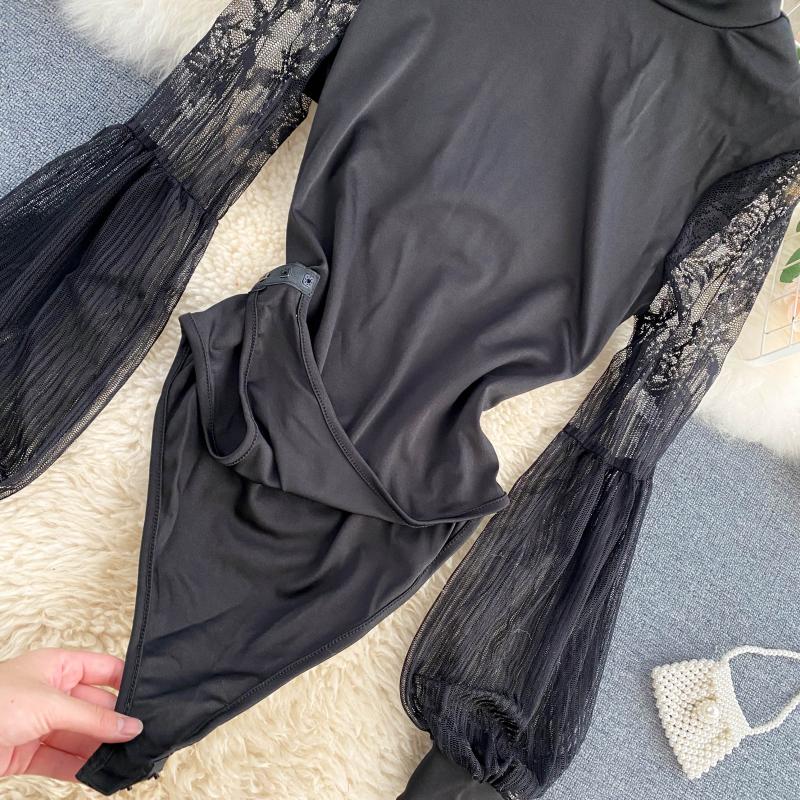 Sexy Lantern Long Sleeve High  - đánh giá và giá Women'S Formal Wear Jumpsuit