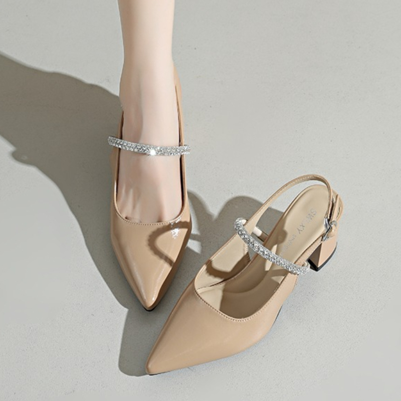 Women's Square Toe Rhinestone  - đánh giá và giá Formal Women Daily Wear Sandals
