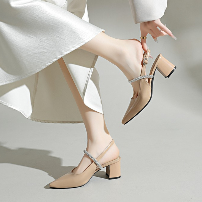 Women's Square Toe Rhinestone  - đánh giá và giá Formal Women Daily Wear Sandals
