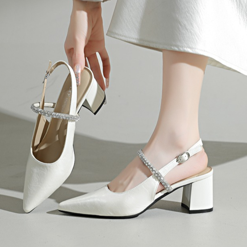 Women's Square Toe Rhinestone  - đánh giá và giá Formal Women Daily Wear Sandals