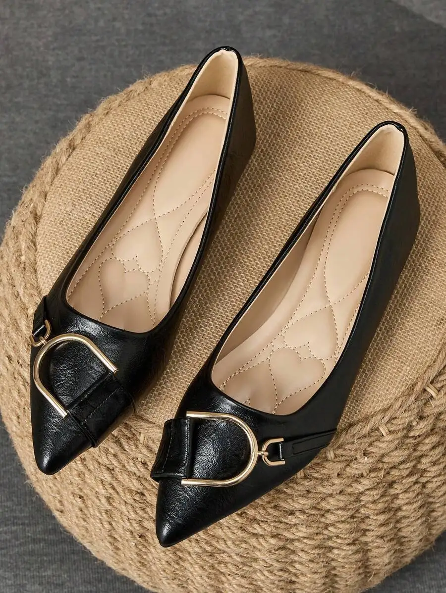 Elegant Women’s Black Pointed  - đánh giá và giá Women Formal Wear Shoes