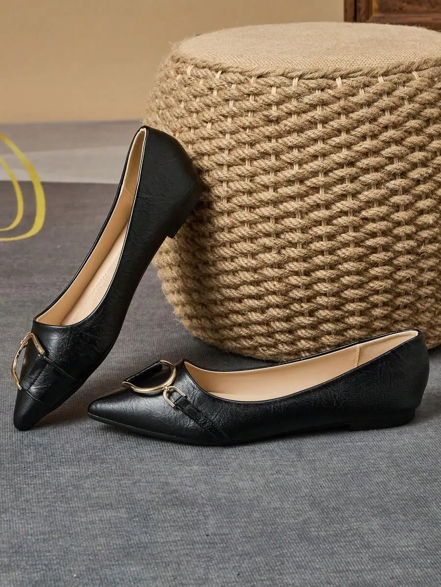 Elegant Women’s Black Pointed  - đánh giá và giá Women Formal Wear Shoes