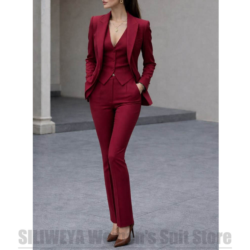 Women 3 Piece Suit Set Blazer  - đánh giá và giá Women'S Formal Wear Wedding