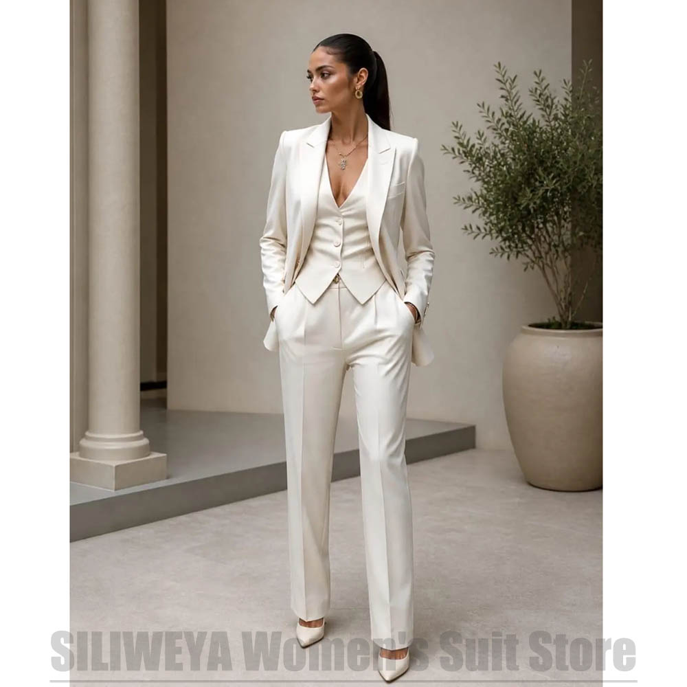 Women 3 Piece Suit Set Blazer  - đánh giá và giá Women'S Formal Wear Wedding